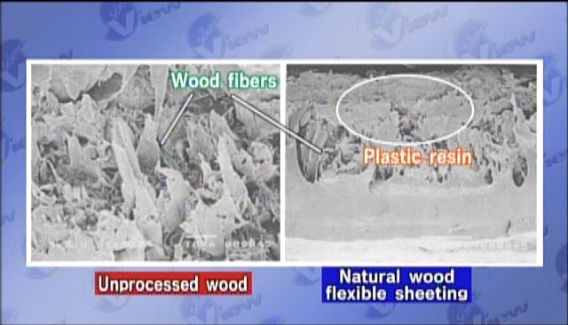 Natural-wood sheet